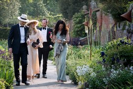 Glyndebourne festlich gekleidete Festivalbesucher