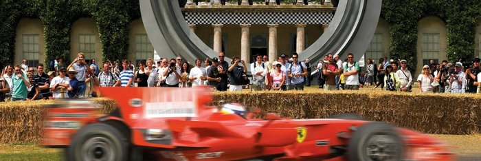 Goodwood FoS roter Formel 1 Rennwagen