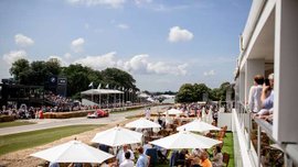 Goodwood Festival of Speed Aussenbereich eines VIP-Bereichs